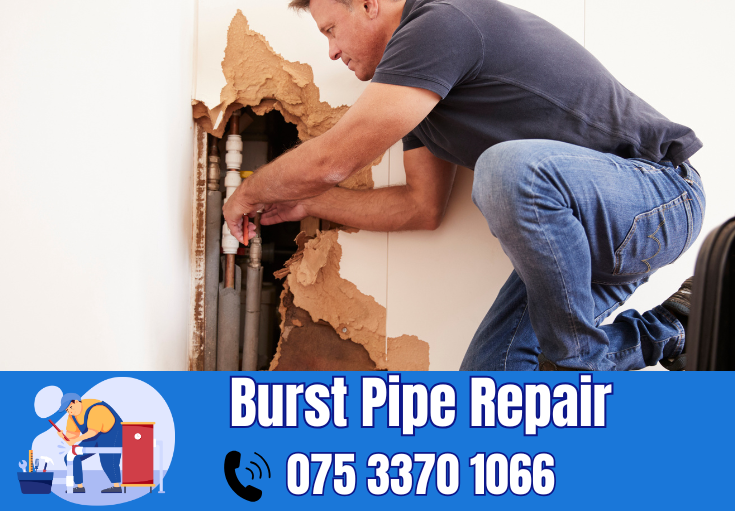 burst pipe repair Hoo